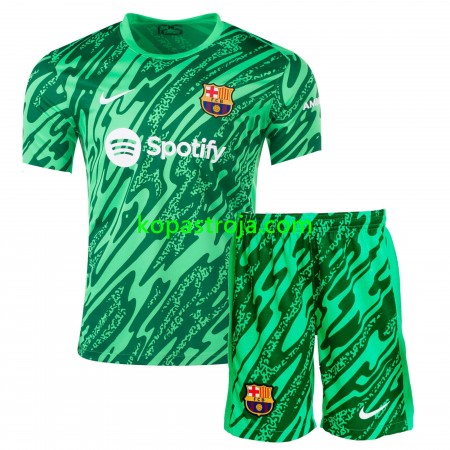 Billiga Fotbollströjor FC Barcelona Målvakt Barn Hemma tröja 2024/25 Kortärmad